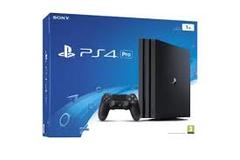 Black Playstation 4 Pro 1TB Console