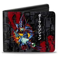 Dark Magician Girl: Bi-Fold Wallet - Dark Kanji