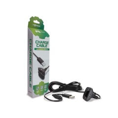 Black Xbox 360 Charge Cable - Hyperkin