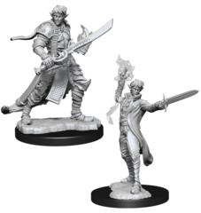 Deep Cuts Unpainted Miniatures - Elf Magus - Male