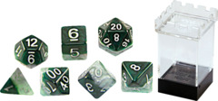 Gate Keeper Dice - Halfsies - Adamantine - 7 Dice Set