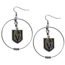 Vegas Golden Knights - Hoop Earrings