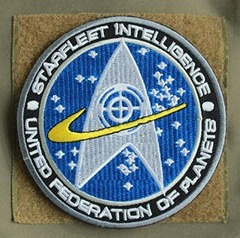 Starfleet Intelligence Iron on Patch 4