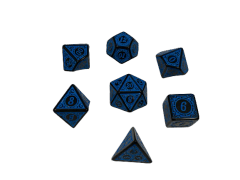 Artificer Steam Punk Style 7 Piece Polyhedral Dice Set