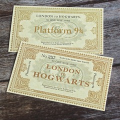 Replica Ticket #257 to Hogwarts