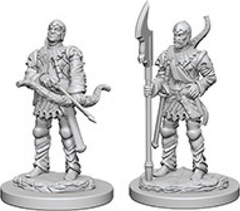 Pathfinder Deep Cuts Unpainted Miniatures: Town Guards