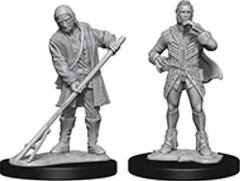 Pathfinder Deep Cuts Unpainted Miniatures: Towns People (Farmer/Aristocrat)