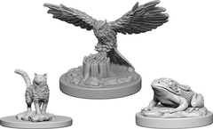 WizKids Deep Cuts Unpainted Miniatures: Familiars