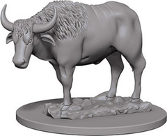 WizKids Deep Cuts Unpainted Miniatures: Oxen