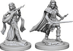 Pathfinder Deep Cuts Unpainted Miniatures: Human Female Bard