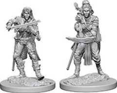 Pathfinder Deep Cuts Unpainted Miniatures: Elf Female Bard