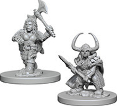 D&D Nolzur`s Marvelous Unpainted Miniatures: Dwarf Female Barbarian