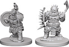 Pathfinder Deep Cuts Unpainted Miniatures: Dwarf Male Barbarian