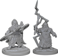 Pathfinder Deep Cuts Unpainted Miniatures: Dwarf Male Sorcerer