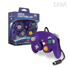 Purple/Black Cirka Gamecube Controller - Hyperkin