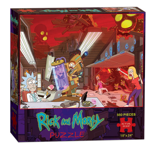 Rick and Morty: 550 Piece Puzzle