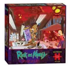 Rick and Morty: 550 Piece Puzzle