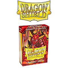 Dragon Shield - Japanese Size - 60ct - Matte Crimson