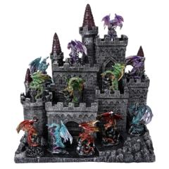 Castle Display with Dragons