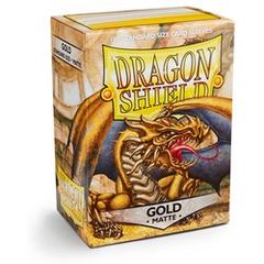 Dragon Shield - Standard - 100ct - Matte Gold