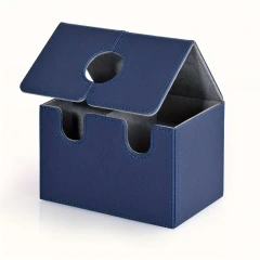 Double Deck Box With Dice Tray 160+ Blue