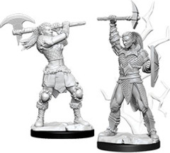 D&D Unpainted Minis - Goliath Barbarian - Female