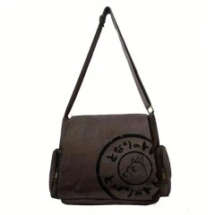 Coffee Totoro Canvas Messenger Bag