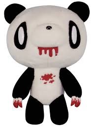 Gloomy Bear Black and White - 8 Plush