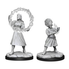 Magic The Gathering Unpainted Miniatures - Rootha and Zimone