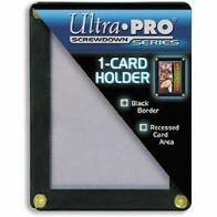 1-Card Black Frame Screwdown Holder