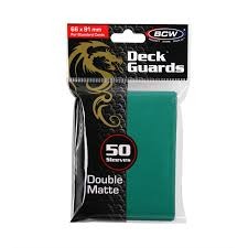 Teal - Deck Guard Matte Sleeves (BCW)