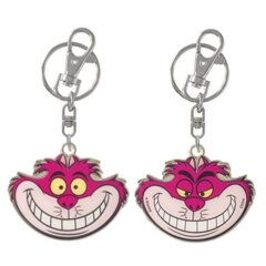 Cheshire Cat Pewter Keychain