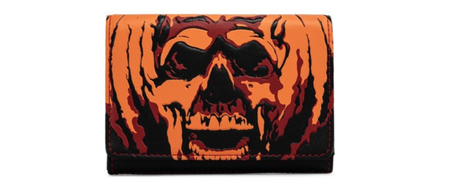 Loungefly Halloween II Michael Myers Pumpkin Tri-Fold Wallet