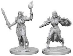 D&D Unpainted Minis - Elf Fighter