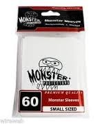 Monster Logo Card Sleeves White Small