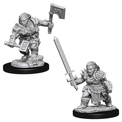 Pathfinder Battles Deep Cuts - Unpainted Miniatures - Dwarf Female Barbarian