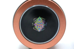 Solid Metal Druid Polyhedral Single D20 Dice - Hymgho BRD00420