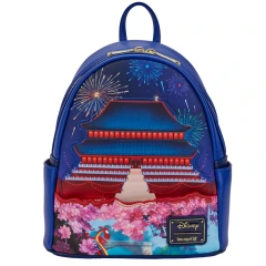 Mulan Castle Light Up (Disney Loungefly) Mini Backpack