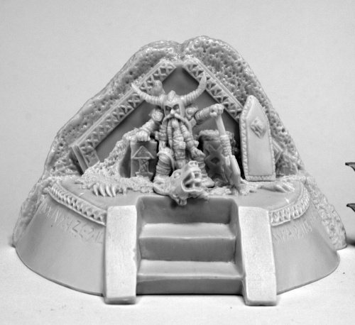 Dwarf King on Throne