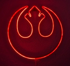 Star Wars Rebel Logo Neon Light