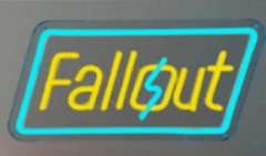 Fallout Logo Neon Light