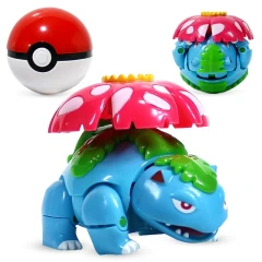 Venusaur Pokeball Figure Combo