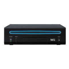 Nintendo Wii Console - Black - w/ Wii Motion Plus (Not Backwards Compatible)