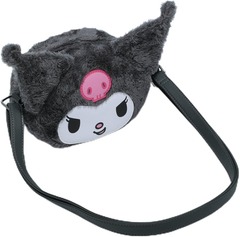 Fluffy Kuromi Plush Crossbody Bag