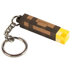 Minecraft Torch Keychain