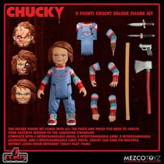 Child's Play Chucky 5 Points Deluxe Figure set