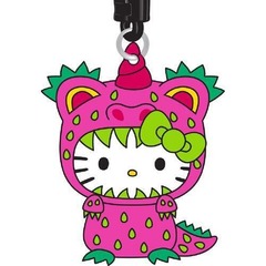 Hello Kitty Strawberry Kaiju 3d Foam bag Clip