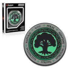 Magic The Gathering - Augmented Reality Pin - Green Mana Symbol