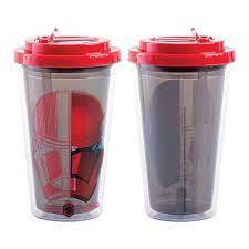 Star Wars First Order Flip Straw Acrylic Cup