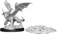 D&D Unpainted Minis - Blue Dragon Wyrmling